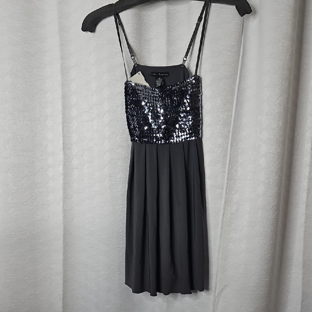Urban Behavior Gray Sequin Mini Dress
